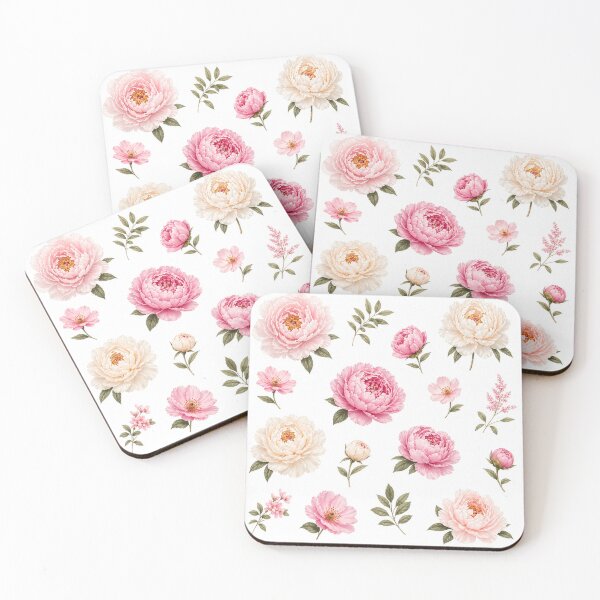 Item preview, Soft Peony Floral Clipart Set | Elegant Botanical Stickers | Pastel Flower PNG | Romantic Cottagecore Floral Design designed and sold by Kate1art.
