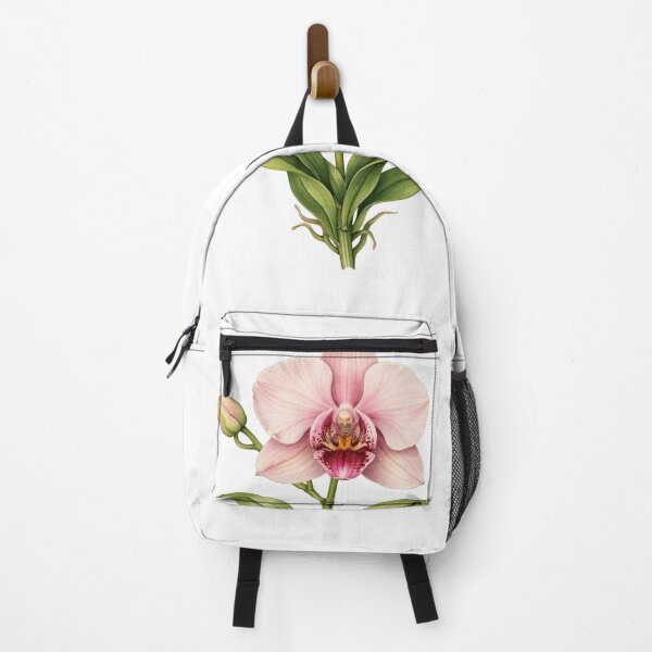 Item preview, Single Orchid Study – Vintage Botanical Illustration designed and sold by Joyfulfabric.