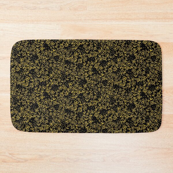 Item preview, Bees in the garden in Black and Yellow designed and sold by LAEC-Shop.