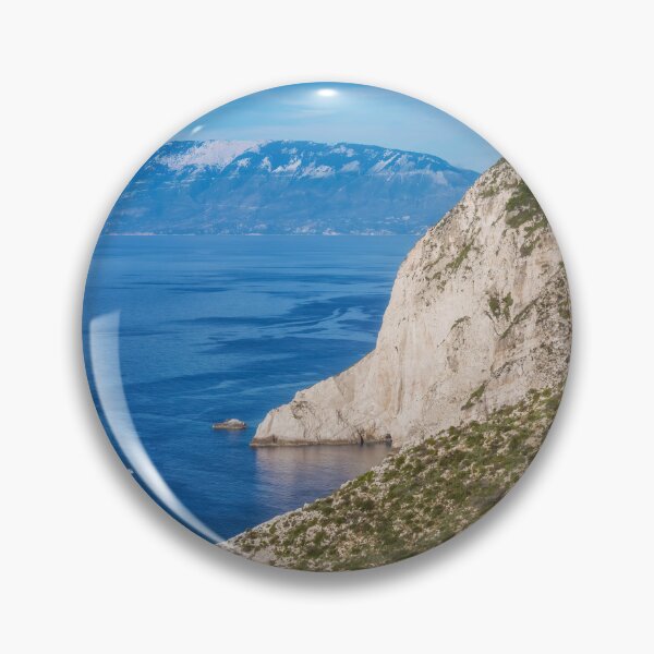 Item preview, Coastal Cliffs and Blue Waters of Zakynthos Greece designed and sold by PhotoArt by Joan Carroll.