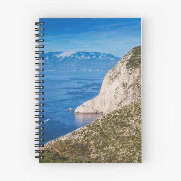 Item preview, Coastal Cliffs and Blue Waters of Zakynthos Greece designed and sold by PhotoArt by Joan Carroll.