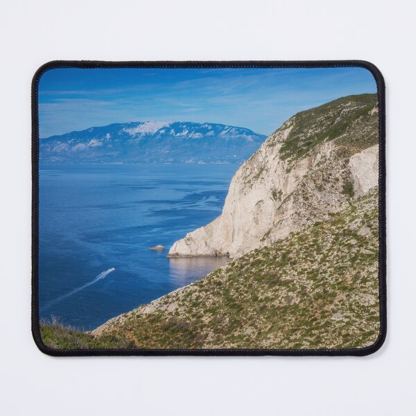 Item preview, Coastal Cliffs and Blue Waters of Zakynthos Greece designed and sold by PhotoArt by Joan Carroll.