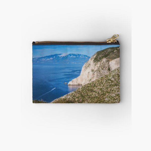 Item preview, Coastal Cliffs and Blue Waters of Zakynthos Greece designed and sold by PhotoArt by Joan Carroll.