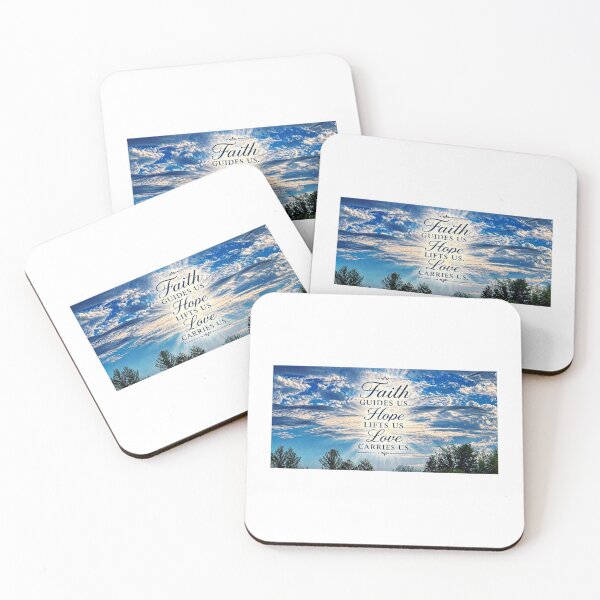 Item preview, Faith Hope Love Wall Art – Inspirational Faith Quote That Brings Peace, Strength & Daily Encouragement designed and sold by EACS Photo.