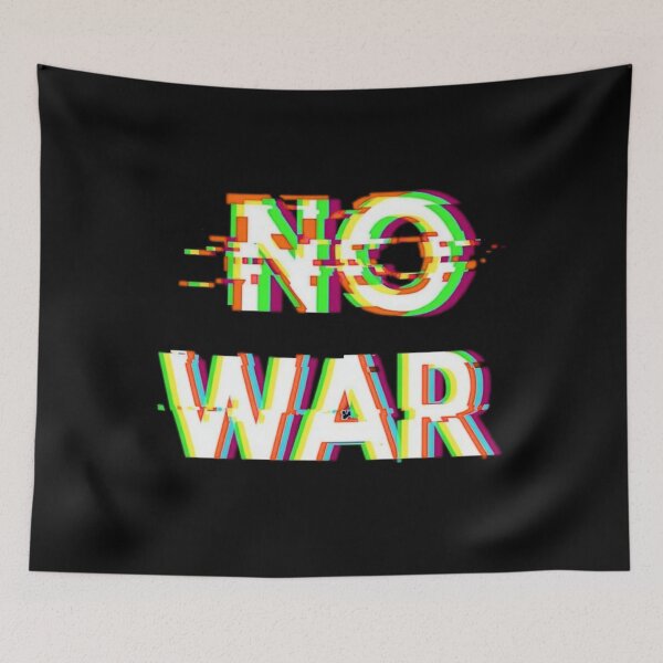 Item preview, NO WAR - distorted pixel  designed and sold by Stefrait-7.