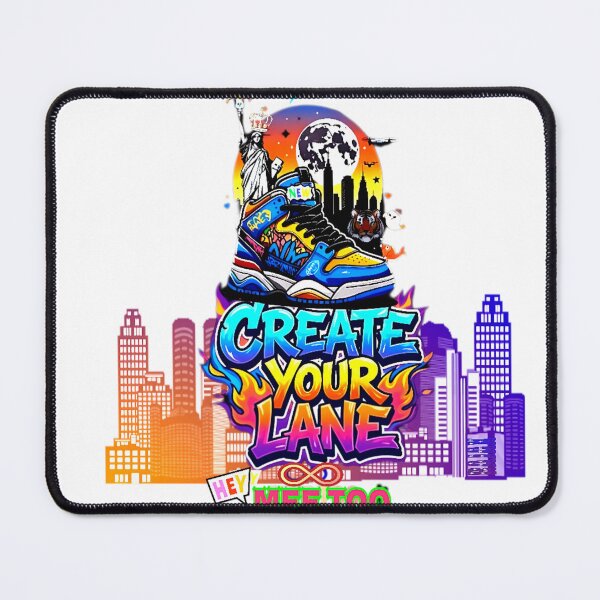 Item preview, Create Your Lane Sneakers NYC Graffiti Art Mee Too designed and sold by RajaArtDesign.