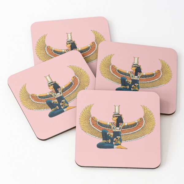 Item preview, Protector Golden Winged Isis – Ancient Egyptian Mythology  designed and sold by Cairo-Art-Room.