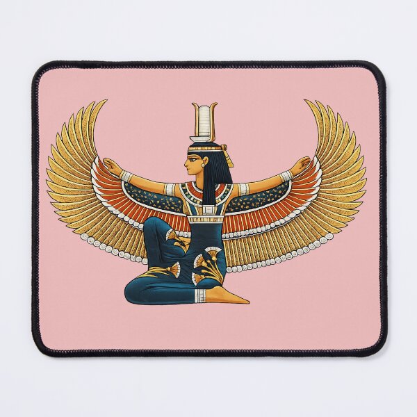 Item preview, Protector Golden Winged Isis – Ancient Egyptian Mythology designed and sold by Cairo-Art-Room.