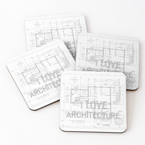 Item preview, Technical Architecture Plan Minimal Sticker designed and sold by Modefissi.