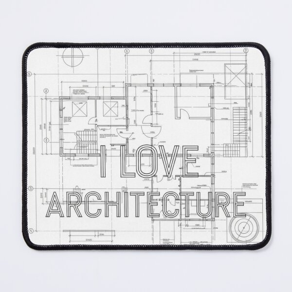 Item preview, Technical Architecture Plan Minimal Sticker designed and sold by Modefissi.