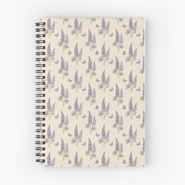 Item preview, Vintage Lupine Butterfly Botanical Pattern designed and sold by MythicCotton.