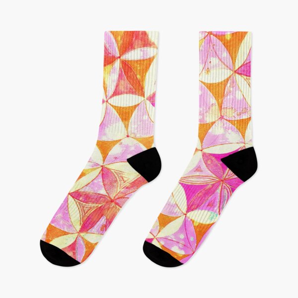 Item preview, Neon Flower of Life Pattern Pink Dopamine Inducing Art Print designed and sold by Dominika Brodowska.