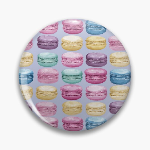 Item preview, Pastel Watercolor Macaron French Dessert Pattern designed and sold by NicolasGlowArt.