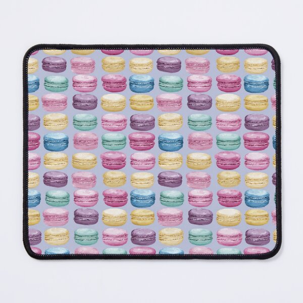 Item preview, Pastel Watercolor Macaron French Dessert Pattern designed and sold by NicolasGlowArt.