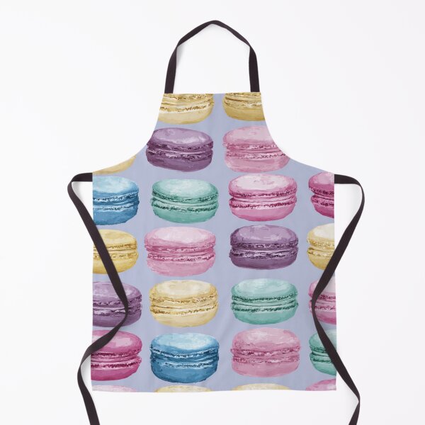 Item preview, Pastel Watercolor Macaron French Dessert Pattern designed and sold by NicolasGlowArt.