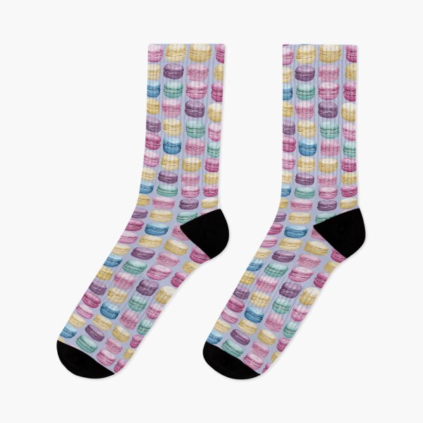Item preview, Pastel Watercolor Macaron French Dessert Pattern designed and sold by NicolasGlowArt.