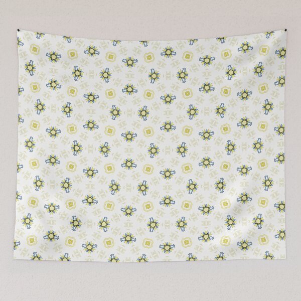 Item preview, Cottage Style Watercolor Medallion Pattern designed and sold by GraceInNatureCo.