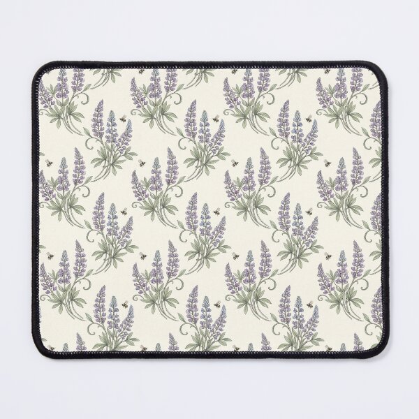 Item preview, Elegant Lupine Bee Botanical Seamless Pattern designed and sold by MythicCotton.