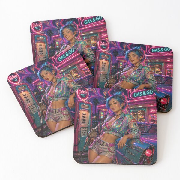 Item preview, Neon Gas Station Darling designed and sold by ITSimagination.