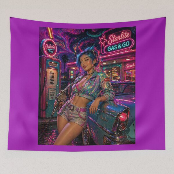 Item preview, Neon Gas Station Darling designed and sold by ITSimagination.
