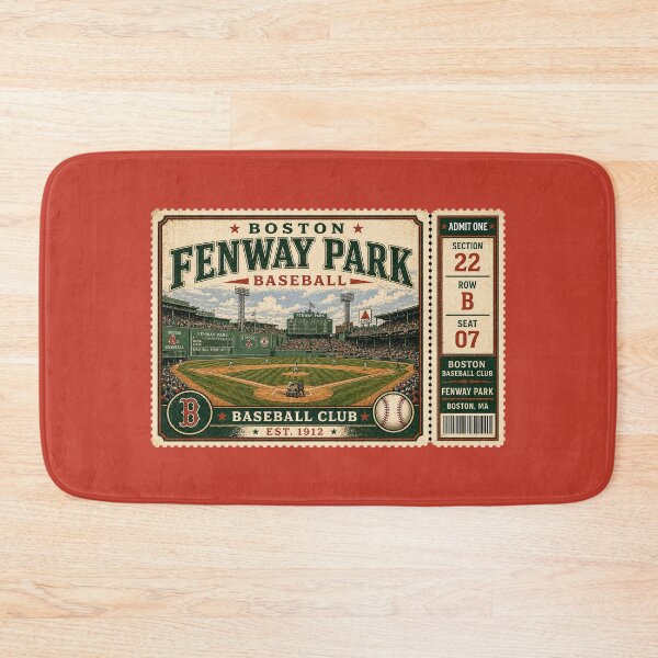 Item preview, Boston Fenway Park Game ticket Shirt, Classic Ballpark Facade Design, Retro Baseball Club Tee designed and sold by GhostDawgs.