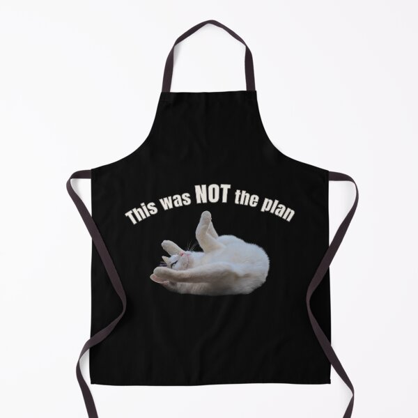 Item preview, This Was NOT the Plan – Funny Cat Fail Meme Design designed and sold by MB-CatPrints.