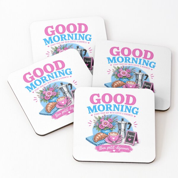 Item preview, Good Morning Coffee Aesthetic French Breakfast T-Shirt designed and sold by Aimetoi.