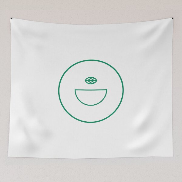 Item preview, Minimalist Green Tea Cup Outline Circle designed and sold by LekkieStudioArt.