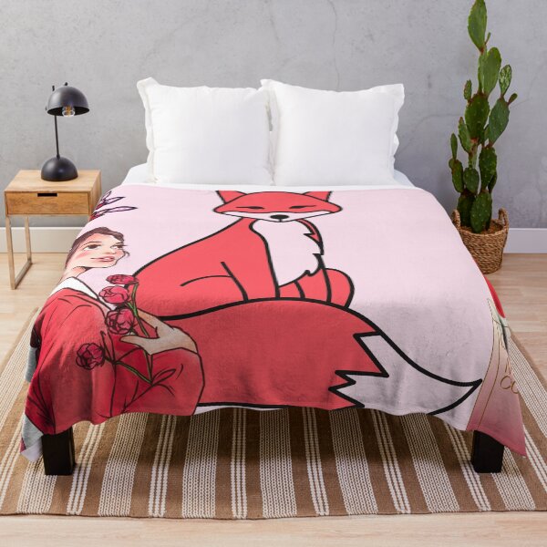 Item preview, Red Hanbok, Fox & Matte Cover Foundation Art designed and sold by Kanniax.