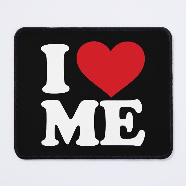 Item preview, I love ME - I ♥ Me – Self Love white Text designed and sold by EmeraldeaArt.