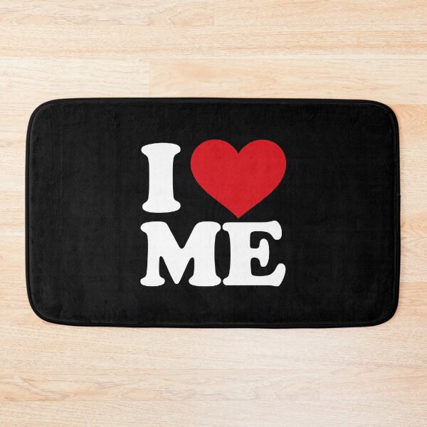 Item preview, I love ME - I ♥ Me – Self Love white Text designed and sold by EmeraldeaArt.