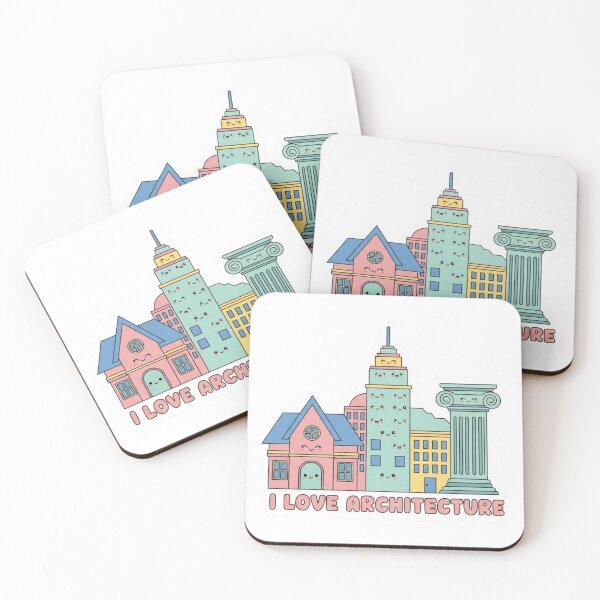 Item preview, Cute Architecture Lover Cartoon Sticker designed and sold by Modefissi.