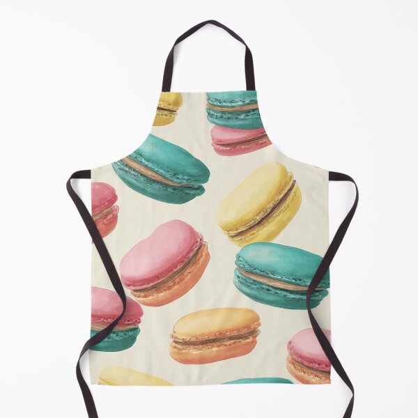 Item preview, Watercolor Macaron Pattern French Dessert Lover designed and sold by NicolasGlowArt.