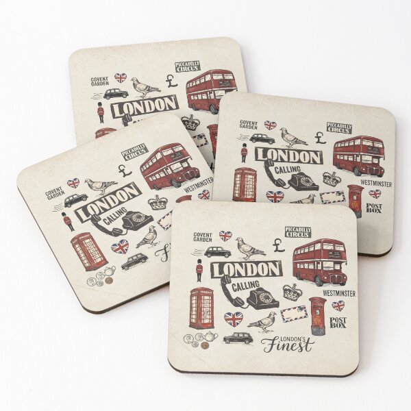 Item preview, London icons collage designed and sold by oliver polanski.