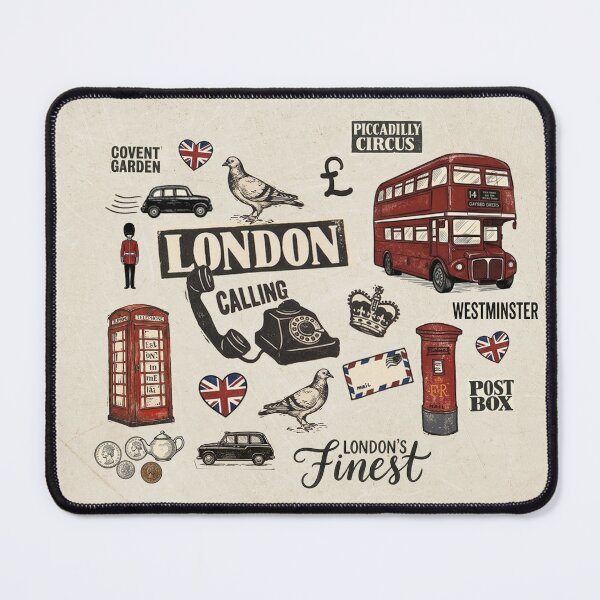 Item preview, London icons collage designed and sold by oliver polanski.