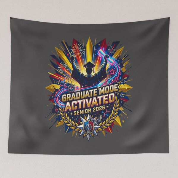 Item preview, Graduate Mode Activated Senior 2026 designed and sold by Log77.