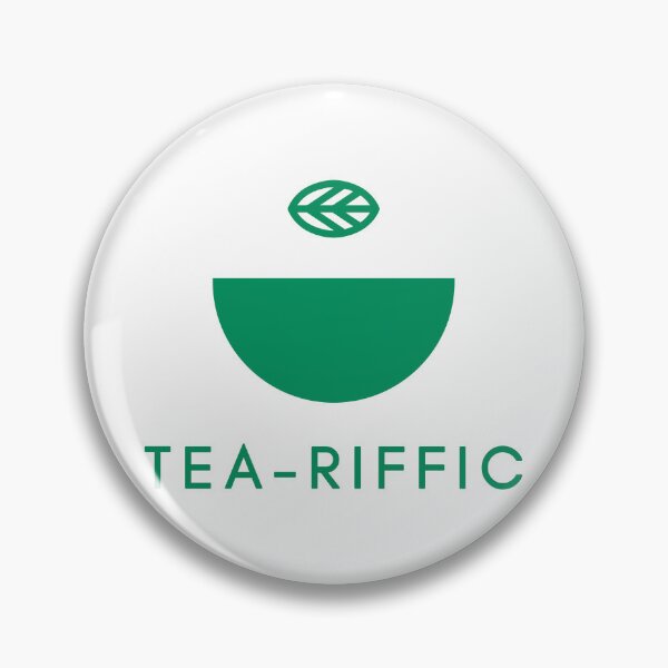 Item preview, Tea-riffic Green Half Cup Matcha Pun designed and sold by LekkieStudioArt.