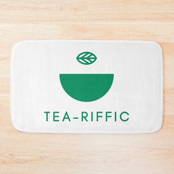 Item preview, Tea-riffic Green Half Cup Matcha Pun designed and sold by LekkieStudioArt.