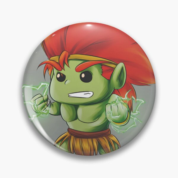 Artikelvorschau, Chibi Blanka – Niedliche Fan-Art zum Thema „Elektrische Bestienkämpferin“ entworfen und verkauft von MyChibiArts.
