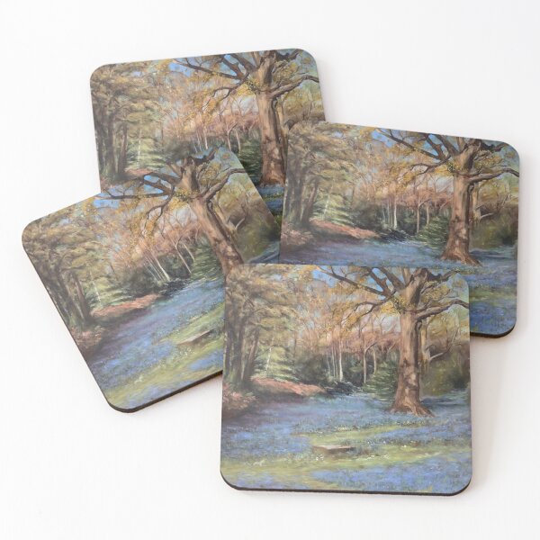 Aperçu de l'œuvre Chemin des jacinthes des bois créée et vendue par Beatrice Cloake Art.