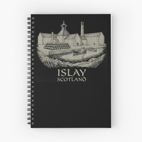 Item preview, Traditional Islay Scotland Distillery Etching designed and sold by Loom on the Loch.