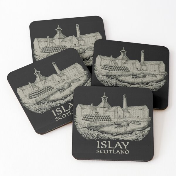 Item preview, Traditional Islay Scotland Distillery Etching designed and sold by Loom on the Loch.