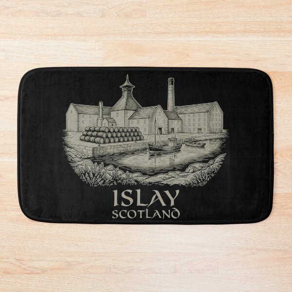 Item preview, Traditional Islay Scotland Distillery Etching designed and sold by Loom on the Loch.