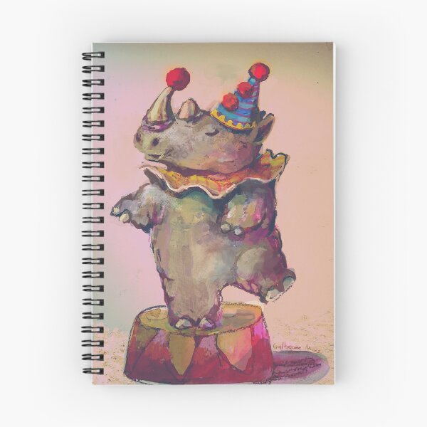 Item preview, The rhinoceros quit the job he hated to become the best clown the world has ever seen. designed and sold by guilhernunes.