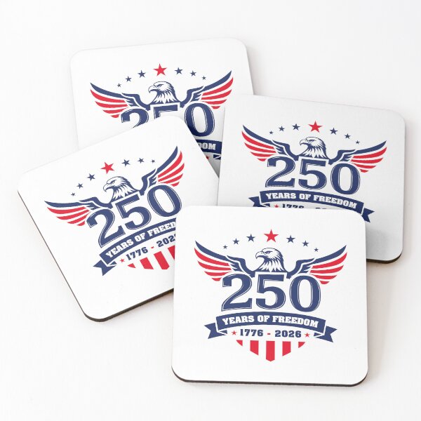 Item preview, American Eagle Shield 250 Years of Freedom Stars 1776 2026 designed and sold by thepixfactory.