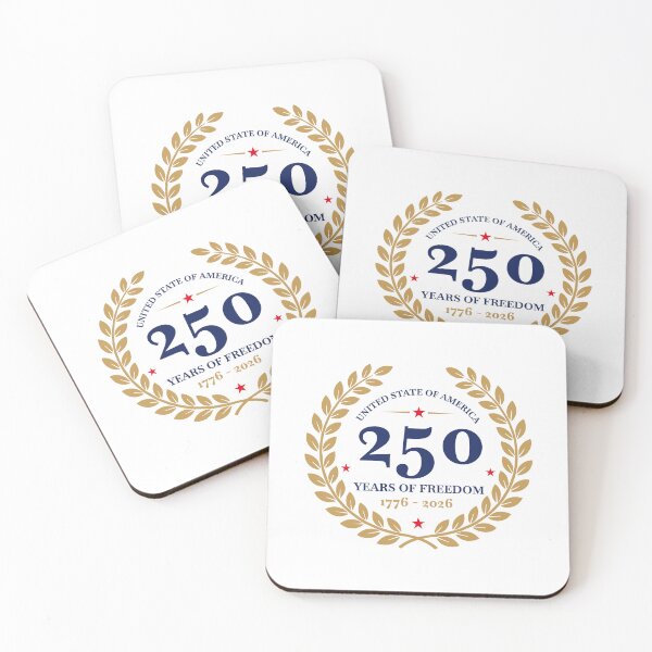 Item preview, America 250 Years Gold Laurel Wreath Anniversary 1776 2026 designed and sold by thepixfactory.