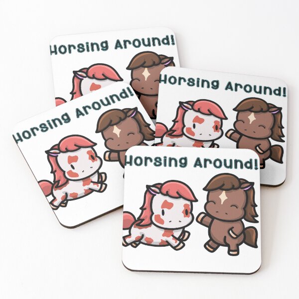 Item preview, Horsing Around! designed and sold by Inu-and-RyuArt.