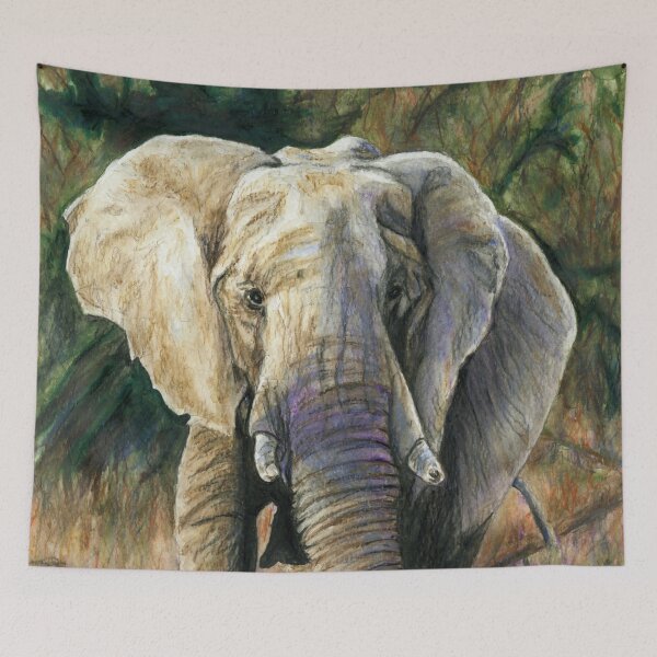 Item preview, African Elephant designed and sold by LymphomaLass.