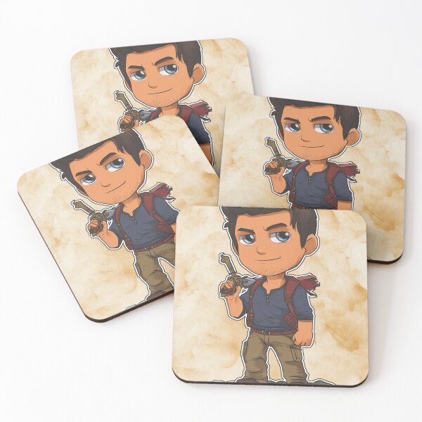 Item preview,  Chibi Nathan Drake – Cute Adventurer Hero Fan Art designed and sold by MyChibiArts.