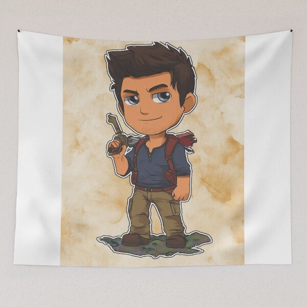 Item preview,  Chibi Nathan Drake – Cute Adventurer Hero Fan Art designed and sold by MyChibiArts.